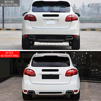 Kit carrosserie GTS pour Cayenne 958 (2011-2014) : pare-chocs avant, protection inférieure, garde-boue, extension d'aile, jupes latérales, lèvre arrière