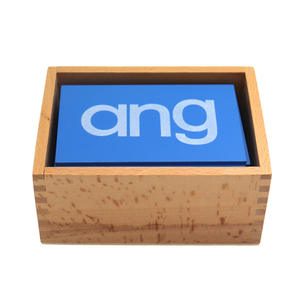 ของเล่นเพื่อการศึกษา<span class=keywords><strong>ภาษา</strong></span>มอนเตสซอรี่ทำจากไม้กระดานไม่ว่างสำหรับเด็กกระดาษทรายตัวอักษร - Product Image 5