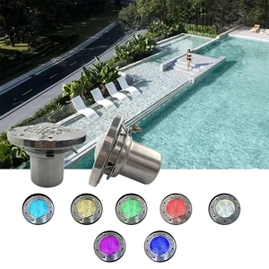 Projecteur LED professionnel encastré pour <span class=keywords><strong>piscine</strong></span>, étanche IP68, en acier inoxydable 304, type américain Pentair, pour usage extérieur sous l'eau - Product Image 2