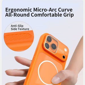 เคสโทรศัพท์แม่เหล็กแบบใหม่สำหรับ iPhone 18 12 13 14 15 16 17 Pro Max พร้อมที่เก็บฟิล์มเลนส์แบบซ่อน ป้องกันแรงกระแทก ฝาหลังป้องกัน - Product Image 5