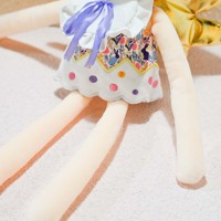 Bracelet claquant personnalisé en peluche Lapin Ange, animal en peluche doux, pour enfants, cadeaux de fête, unisexe
