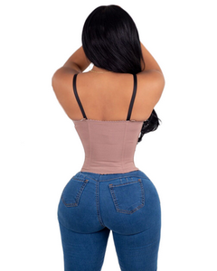 Joshine Colombianas Fajas Post-Chirurgie, Corset Amincissant pour <span class=keywords><strong>Femme</strong></span> en <span class=keywords><strong>Latex</strong></span> avec Crochets Réglables, Gaine de Maintien Complet du Corps - Product Image 3