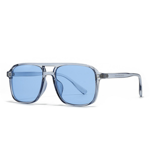 Gafas de Sol Modernas Retro Cuadradas de Doble Puente, Estilo 2026, Protección UV400, Montura Completa, para Hombre y Mujer - Product Image 6