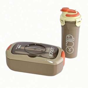 Wholesale Custom Rectangle <b>Kids</b> <b>Lunch</b> <b>Box</b> Set Bento BPA-Free Thermal Plastic with Bag and Water Bottle <b>for</b> School Food Storage - Product Image 6