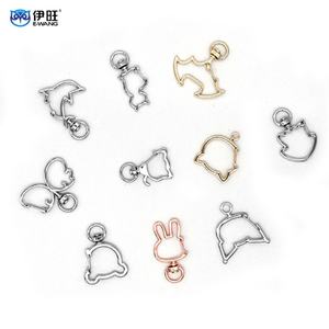 Ewang Swivel Lobster Clasps Metal Spring Snap <b>Hook</b> <b>Clips</b> for Keychains Jewelry Making - Product Image 6