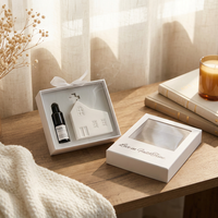Diffuseur d'arômes en pierre de plâtre fait main, coffret cadeau, aide au sommeil, parfumé, hôtel, spa, décoration intérieure, aromathérapie, souvenir, décoration de chambre