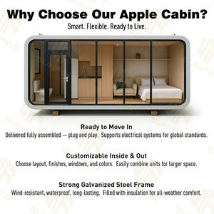 <span class=keywords><strong>Maison</strong></span> Pod en forme <span class=keywords><strong>d</strong></span>'arbre, Mini-<span class=keywords><strong>maison</strong></span> Capsule spatiale, Apple House 40ft, Apple Pod House, <span class=keywords><strong>Maison</strong></span> Capsule, pour la vente en Australie, avec toilettes pour complexe hôtelier - Product Image 5