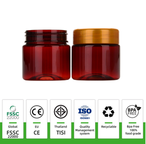 Tùy chỉnh 100ml 3oz Vòng Hổ Phách Pet nhựa mỹ phẩm chai với vít Cap cho Kem chăm sóc da và mỹ phẩm khác - Product Image 3