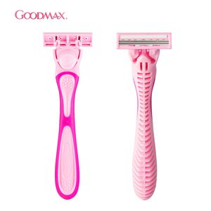 มีดโกนหนวดแบบแมนนวล Goodmax 3 ใบมีด สแตนเลสสตีล สำหรับผู้ชาย - Product Image 2