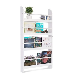 Modern Children Nursery Hanging <strong>Wall</strong> Mounted Floating Storage Rack Kid Bookcase Book Shelf, Kid <strong>Bookshelf</strong> - Product Image 1