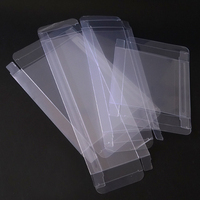 Maßgefertigte Recycelbare Transparente Vinyl-Kristall-PVC-PET-Verpackungsbox Klare Plastik-PVC-Display-Seifenverpackung Faltbare Boxen UV