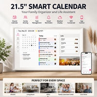 Calendrier numérique mural SSA Wholesales de 21,5 pouces, écran tactile IPS 1920*1080, planificateur d'agenda