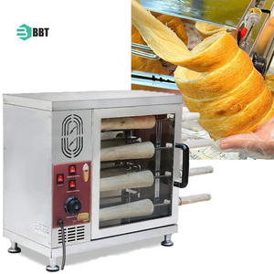 Machine à pain automatique rotative en acier inoxydable pour Kurtos Kalacs Suto et cornets de crème glacée - Product Image 2