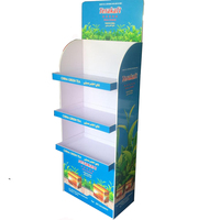 Présentoir promotionnel de magasin de détail d'approvisionnement d'usine présentoir de carton de magasin présentoir de PVC pour des ventes