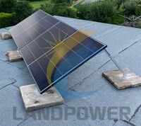 Support triangulaire en alliage d'aluminium pour montage solaire industriel sur toiture, résistant à une charge de vent de 10 kW (60 m/s) et à une charge de neige de 1,4 kN/m²
