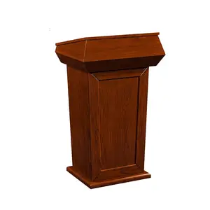 Bán Buôn Bán Hot Gỗ Hiện Đại Rostrum Pulpit Bục Đứng Bục Phát Biểu - Product Image 3