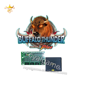 Jeu d'arcade de poisson à jetons 8 joueurs logiciel de jeu de pêche de Table de poisson Buffalo Thunder - Product Image 1