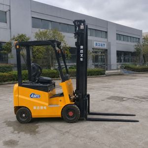 รถยกไฟฟ้าราคาโรงงาน รับน้ำหนัก 3 ตัน แบตเตอรี่ตะกั่ว-กรด ขับเคลื่อน 4 ล้อ ยางตัน ระบบไฮดรอลิก พร้อมที่นั่งคนขับ มีสินค้าในสต็อก - Product Image 1