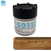 GD31 2 Buah Berat Bersih 20 Gram Putih 1.0W Pasta Lem Penghantar Panas untuk CPU GPU LED