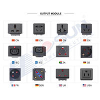 Barre d'alimentation 1U à 8 prises, montage en rack 19 pouces, norme américaine, avec protection contre les surtensions pour armoire serveur et rack réseau
