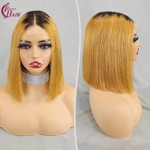 FH Wholesale Raw Vietnamese Hair Bob Lace Front <b>Wig</b> Glueless Full 2x6 Lace Front <b>Wig</b> P1b/30 <b>Cheap</b> Human Hair <b>Wig</b> - Product Image 4