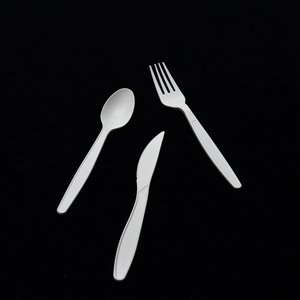 Plastica usa e getta per posate forchetta/coltello/cucchiaio/posate per cena occidentale - Product Image 3