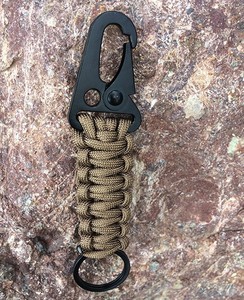 พวงกุญแจพาราคอร์ดพร้อมคลิปคาราไบเนอร์ พวงกุญแจพาราคอร์ดพร้อมคาราไบเนอร์สำหรับการตั้งแคมป์กลางแจ้ง เดินป่า และอุปกรณ์เอาตัวรอด - Product Image 5