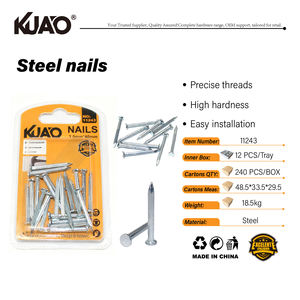 小型家居五金常用木工砖石干墙钉什锦套装 DIY 项目家用紧固钉 - Product Image 2