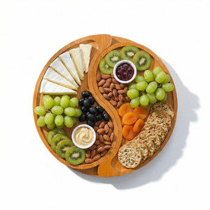 Ensemble de planches à <span class=keywords><strong>charcuterie</strong></span>, grand plateau à fromages, plateau à <span class=keywords><strong>charcuterie</strong></span> en bois naturel avec accessoires - Product Image 6