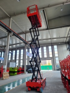 Điện Scissor Lift 6M 8M 10m 12M 14m di động nâng lên giàn giáo điện thủy lực Scissor Lift - Product Image 2