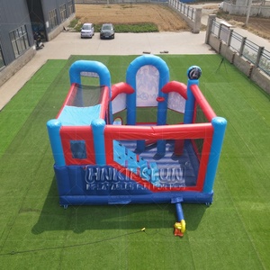 Château gonflable sur le thème des Avengers, structure de saut en PVC <span class=keywords><strong>pour</strong></span> <span class=keywords><strong>location</strong></span> de fête en plein air - Product Image 4