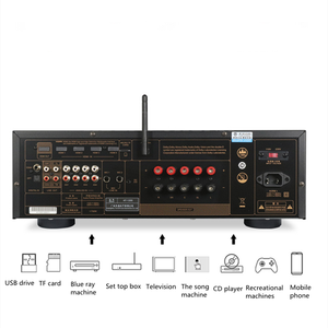 Winner AT-1200 4K/<span class=keywords><strong>HDR</strong></span> amplificateur 5.1.2 Full Scene Sound Decoding Cinema KTV Amp BT APP Control 8ohm - Product Image 2