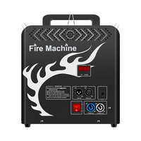 Machine à flammes pyroscéniques à trois têtes 300W, colonne de flammes miniatures contrôlée par DMX512, effet de flammes pour événements festifs
