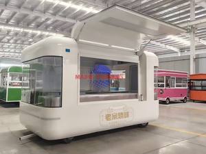 Mobile Vintage BBQ Coffee Shop Bar BBQ Fast Food Trailer Fully Equipped Remolque Mobile Pizza Churros Snack Food Truck - Product Image 2