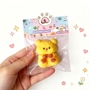 ของเล่นบีบอัดรูปอุ้งเท้าแมว Gliway Sparkling Light ของเล่นหมีน่ารักคลายเครียด ขายดี ของเล่นบีบสำหรับครอบครัว Kawai NieNie - Product Image 2