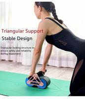 Équipement de fitness et de sport pour la maison : Roue abdominale, support pour pompes, rouleau d'exercice pour hommes