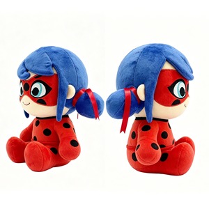Jouets en peluche Miraculou <span class=keywords><strong>Ladybug</strong></span> & Cat <span class=keywords><strong>Noir</strong></span>, poupées en peluche douces pour enfants, cadeau pour les fans - Product Image 3