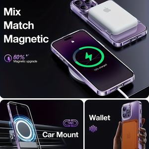 Funda de teléfono magnética para <span class=keywords><strong>Samsung</strong></span> <span class=keywords><strong>Galaxy</strong></span> S24 S23 S22 S21Ultra Fundas móviles con soporte Nuevos productos 2024 Contraportada con soporte - Product Image 4