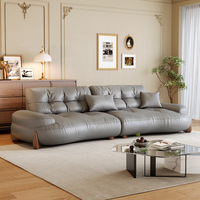 Canapé en cuir véritable en forme de L, trois places, élégant, pour appartement et bureau, idéal pour salle de sport et centre commercial, mobilier de luxe haut de gamme pour la maison