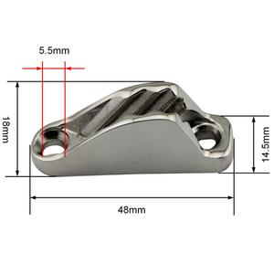 Taquet en acier inoxydable 316 pour bateau à voile de 48mm - Product Image 2