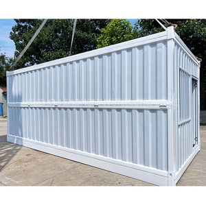 20ft Portable Hurricane-Resistant Temporary Office Building Storage Demountable Prefabricated Folding Foldable Container Houses - Product Image 2