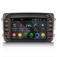 Erisin ES5563C Android 14 GPS SatNav Pantalla IPS BT5.0 Reproductor para Auto Benz Clase C DSP DAB 4G WiFi CarPlay Amplificador RGB Tarjeta SD