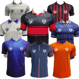 レトロサッカージャージービンテージサッカーシャツクイックドライサッカーレトロクラシックサッカージャージースポーツウェア用ユニフォーム - Product Image 5