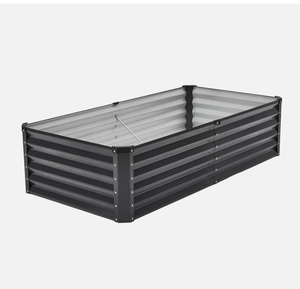 Jardinera Rectangular Galvanizada de Instalación Rápida, Resistente a la Oxidación, Personalizable, para Cultivo de Tomates, Pimientos y Hierbas - Product Image 2