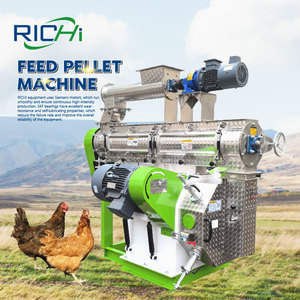 Richi Thức ăn viên thực vật miễn phí tùy chỉnh gia súc chăn nuôi động vật Gà Gia cầm Thức ăn viên máy cho thức ăn chăn nuôi - Product Image 1