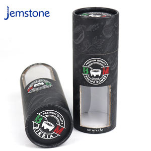 Custom Design Recyclable Spice Cookie Kraft Cardboard Cylinder Packaging Box Dried Fruit Snack Paper Tube <b>Container</b> - Product Image 2