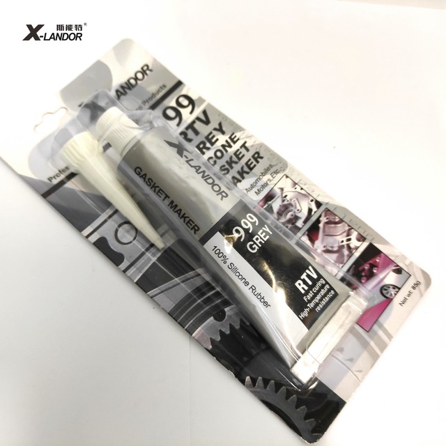 Grey  85g  X-LANDOR 999 RTV Silicone Sealant Gasket Maker  for  Automobiles/motors/Machinery Engines
