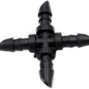 Connecteur capillaire d'irrigation goutte à goutte 47 mm noir en PP, raccord pour micro-asperseur, accessoire d'irrigation de jardin pour économie d'eau - Product Image 2