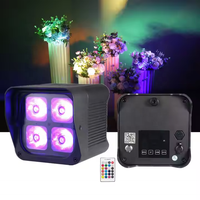 4x20W 6in1 RGBAW UV Smart Mobile APP Batterie Wifi DMX Étanche IP65 LED Scène Par Lumière DJ Éclairage pour Club Événement