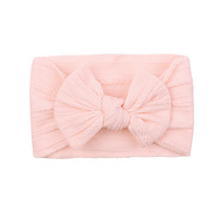 Bandeau extensible de couleur unie pour enfants, bandeau de robinet doux pour bébé, ensemble cadeau